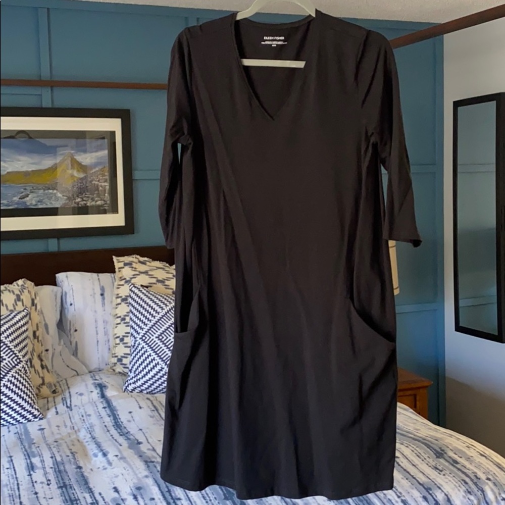 Black dress Eileen fisher size M